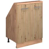 Vicco Dachschrägenschrank Rion 60 x 83,8 x 46 cm Braun
