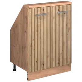 Vicco Dachschrägenschrank Rion 60 x 83,8 x 46 cm Braun