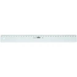 Lineal PS 30cm transparent