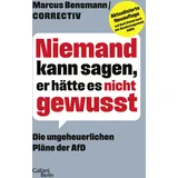 Kiepenheuer & Witsch GmbH Niemand kann sagen, er hätte es nicht gewusst