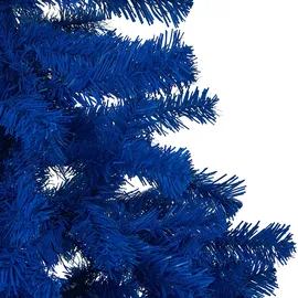Beliani Weihnachtsbaum 210 cm Blau