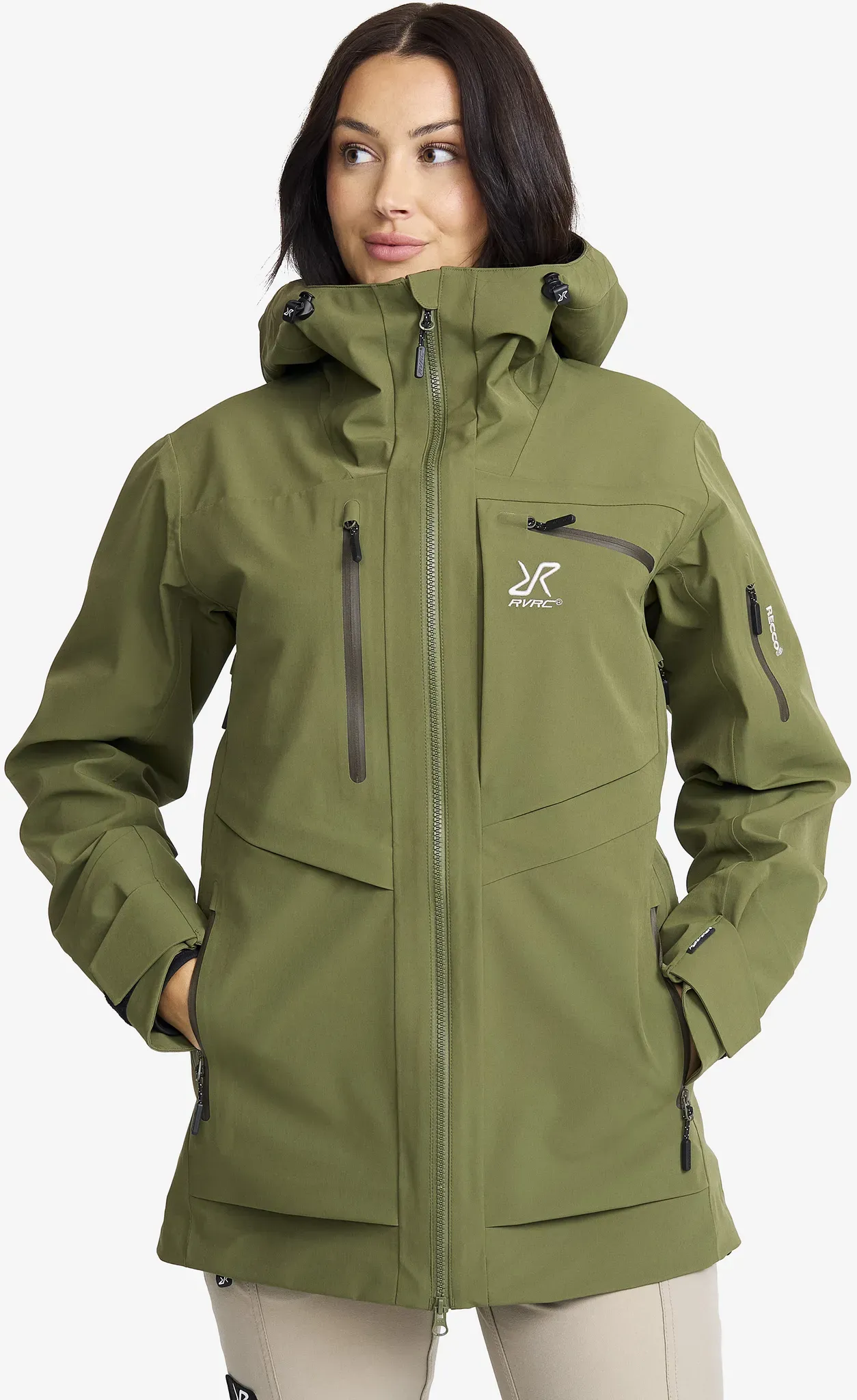 Cyclone Long 3L Jacket Damen Cypress, Größe:2XS - - Grün