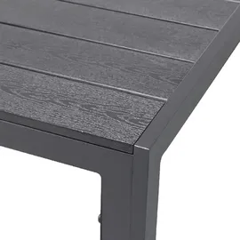 Mojawo Gartentisch 180 x 90 x 74 cm Anthrazit/Grau