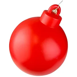 8 seasons DESIGN 8 seasons | Motivleuchte Shining Christmas Ball 33 cm, rot LED Ø Rot