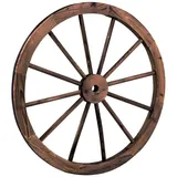 Costway Wagenrad 76 x 3,5 cm Braun