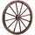 Costway Wagenrad 76 x 3,5 cm Braun