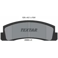 Textar Bremsbelagsatz, Scheibenbremse 2066001