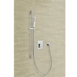 Herzbach Ceo Brausegarnitur 36.690276.1.01 stufenlos verstellbar, chrom