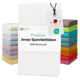 Carpe Sonno Bettlaken Baumwolle 140 x 200 - 160 x 200 cm weiß