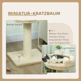 PawHut Kratzbaum klein 85 cm beige