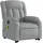 vidaXL Massagesessel Elektrisch 149 x 77 x 0 cm Hellgrau mit Aufstehhilfe