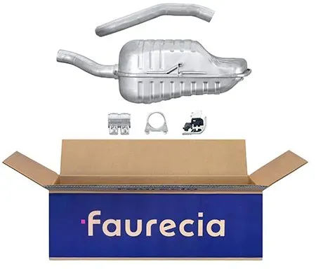 HELLA Endschalldämpfer 8ld366034701 hinten für DACIA