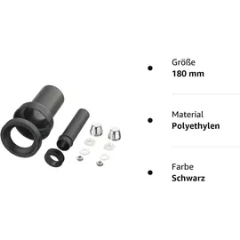 Haas + Sohn 3287 Wand-WC-Anschlussgarnitur 180 mm