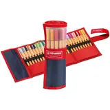 Stabilo point 88 Rollerset - mit 25 verschiedenen Farben