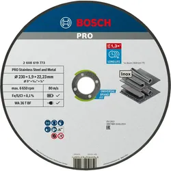 Bosch PRO Standard for Inox Trennscheibe gerade - 2608619773