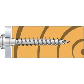 SIMPSON STRONG TIE Simpson CSA Schrauben 5x40mm Eta-zugelassen Holzbauschrauben für Stahlblech-holz-verbindungen, Stahl verzinkt - 250 Stück
