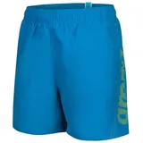 Arena Jungen Fundamentals Logo Jr Boxer Swim Trunks, Blue Lake-Soft Green, 164