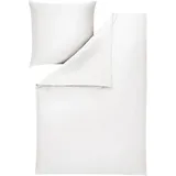 Estella Valetta Unifarben Weiß 200 x 220 cm + 2 x 80 x 80 cm