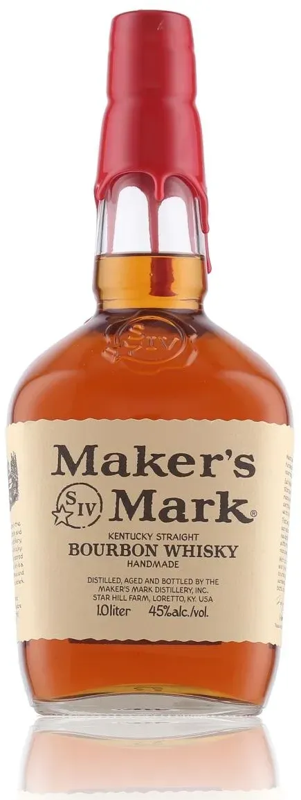 Maker's Mark Kentucky Straight Bourbon Whisky 45% Vol. 1l