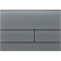 TECE TECEsquare II WC-Betätigungsplatte Glas signalgrau satiniert