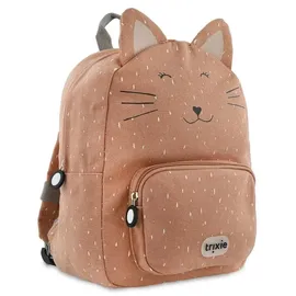 Trixie Rucksack - Rucksack für Kind - für Jungen und Mädchen - Kleiner Turnbeutel, dunkelrosa, 31 x 23 x 10 cm, Mrs Cat