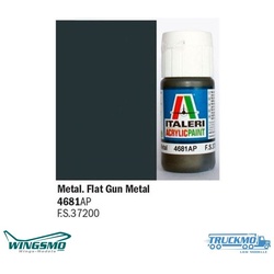 Italeri Acrylfarbe Metallgrau matt 20ml 4681
