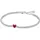 Pandora Timeless Rotes Funkelndes Herz Tennisarmband aus Sterling Silber mit rotem Kristall 590041C02-16 Größe 16 cm