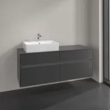 Villeroy & Boch Waschtischunterschrank 4 Auszüge 140 x 54,8 x 50 cm Graphit