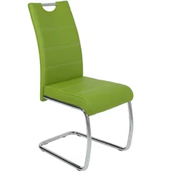 Freischwinger HARPER HANDA - Lederlook - BHT 43x98x59 cm