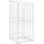 Vauth-Sagel Bad-Wäschekorb, abgeschrägt 244x515-580x270 mm Stahldraht RAL 9006