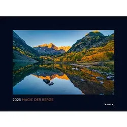 KUNTH Monats-Wandkalender Magie der Berge 2025