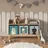 VitaliSpa Kindersitzbank Malia 107,2 x 63,8 cm Holzwerkstoff beige/silber