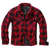 Brandit Textil Brandit Lumber Hemdjacke schwarz/rot, Größe XL
