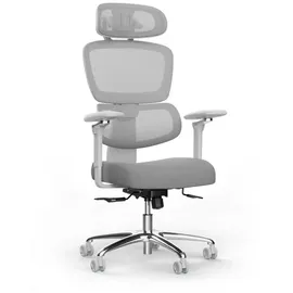 deskspace Move Pro Netzrücken Grau