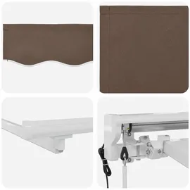 vidaXL Markise 4 x 3 m taupe