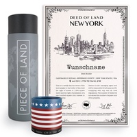 happylandgifts® Echtes New York Grundstück als einzigartiges Geschenk für Amerika Fans | Personalisierte Besitzurkunde mit Wunschname | New York Geschenke | Geburtstag