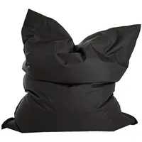 Mokebo Sitzsack Schwarz, 130x170x20 cm, Oeko-Tex®, Gartenmöbel, Gartenstühle, Outdoor-Sitzsäcke