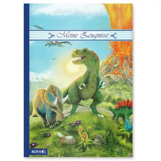 ROTH Zeugnismappe T-Rex A4 Grün