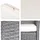 Proregal Halden 106 x 83 x 60 cm Grau