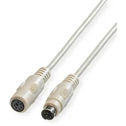 ROLINE Tastatur-Kabel-PS/2 ST/BU, 10 m