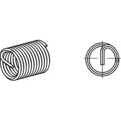 Gewindeeinsatz ART 88330 AMECOIL A 2 Typ SR AM 24 x 24 A 2 S