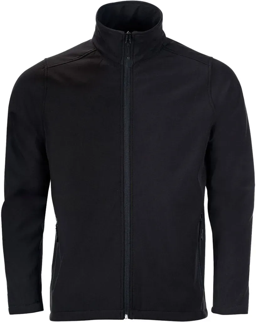 Softshell Jacke Race Men 2-lagen -  L - Schwarz