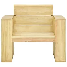 vidaXL Gartenstuhl 89 x 76 x 76 cm imprägniert kiefernholz