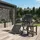 CampFeuer Sonnenliege mit Dach 200 x 70 x 30 cm Anthrazit