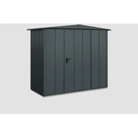 Hörmann Gerätehaus Elegant-S 2,38 x 1,08 m Anthrazitgrau