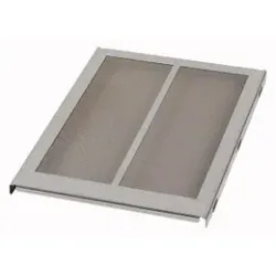 Eaton 172690 Gitterrahmen / Metallgeflecht IP4X für Tür, 2fach, grau XTSZDPA2