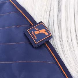 Bucas Therapy Cooler Big Neck Abschwitzdecke 145 cm Navy/Orange