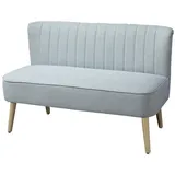 Homcom Sofa Holz Stoff, Schaumstoff