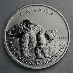 Silbermünze 1oz Grizzly 2011 Wildlife Canada (Kanada)