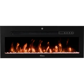 Tronitechnik Wandkamin Panorama schwarz